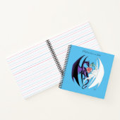 Dragon Liebe Heart Blue Notizblock (Innenseite)