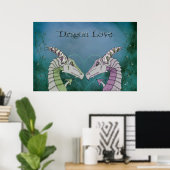 Dragon-Liebe Poster (Heimbüro)