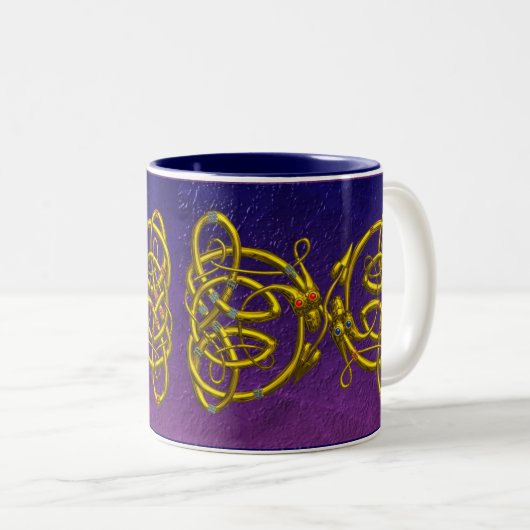 DRAGON LIEBE ZWEIFARBIGE TASSE (VorderseiteRechts)