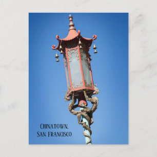 Dragon Light, Chinatown, San Francisco, CA Postkarte