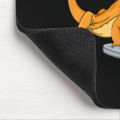 Dragon Lizard Gamer Video Gecko Mousepad (Ecke)