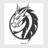 Dragon Logo Vinyl Sticker (Blatt)