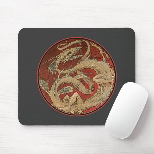 Dragon Lore Art Nouveau Mousepad (Mit Mouse)