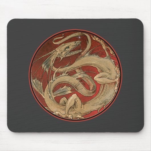 Dragon Lore Art Nouveau Mousepad (Vorne)