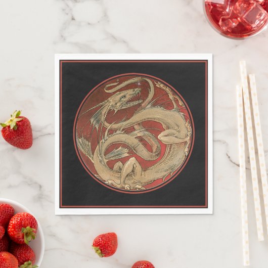 Dragon Lore - Art Nouveau Serviette (Beispiel)