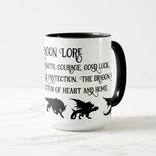 Dragon Lore Tasse (VorderseiteRechts)