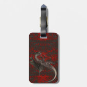 Dragon Luggage Tag Gepäckanhänger (Rückseite vertikal)