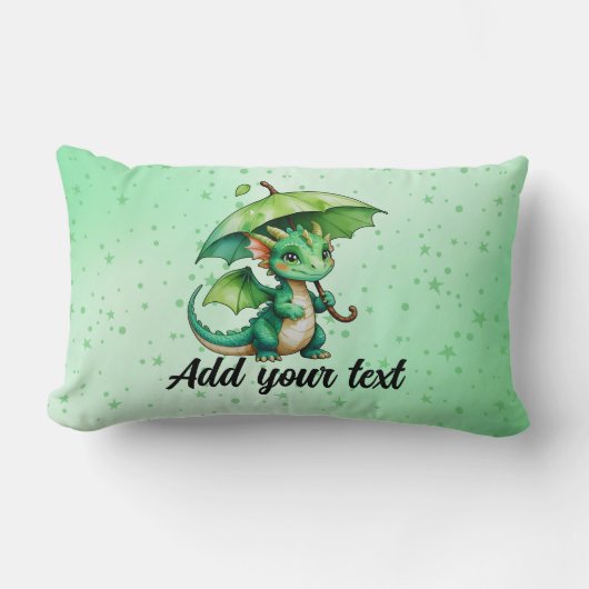 Dragon Lumbar Pillow – Fantasy Style Lendenkissen (Vorderseite)
