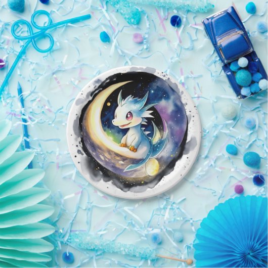 Dragon Magic Baby Dusche Pappteller (Party)