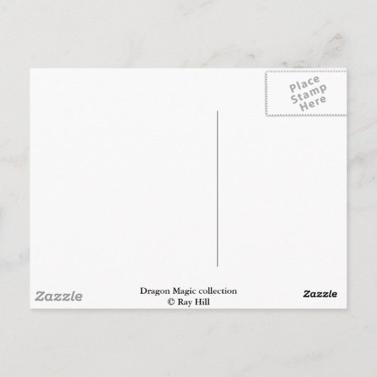 Dragon Magic Postkarte (Rückseite)
