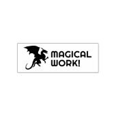 Dragon Magical Work Self-Inking Briefmarke Permastempel (Design)