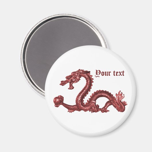 Dragon Magnet (Vorderseite/Rückseite)