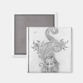 Dragon Magnet (Vorderseite/Rückseite)