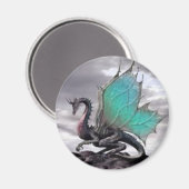 " Dragon Magnet! " Magnet (Vorderseite/Rückseite)