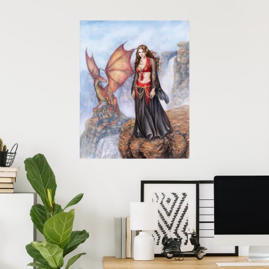 Dragon Maiden Poster (Heimbüro)