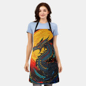 Dragon Majesty Schürze (Getragen)