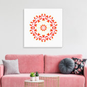 Dragon Mandala Leinwanddruck (Insitu (Wohnzimmer))