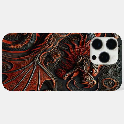 Dragon Masterpiece Art Case-Mate iPhone Hülle (Rückseite (Horizontal))
