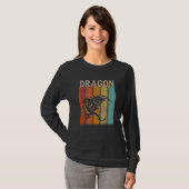 Dragon Men Niedlich Dragon Retro T-Shirt (Vorne ganz)