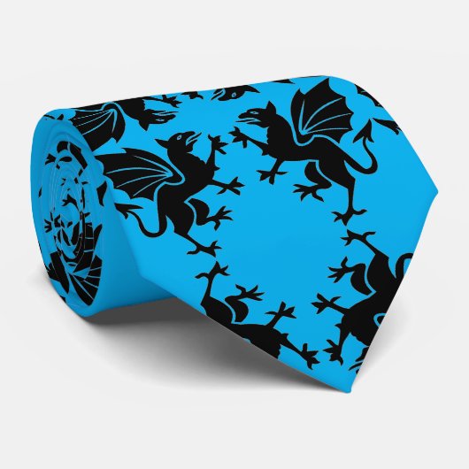 Dragon Mens Krawatte (Gerollt)