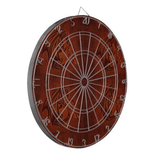 Dragon Metal Cage Dartboard Dartscheibe (Vorderseite Links)