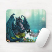 Dragon mit Fairy Mousepad (Mit Mouse)