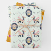 Dragon mittelalterliches Wrapping Paper Flat Sheet Geschenkpapier Set (Beispiel)