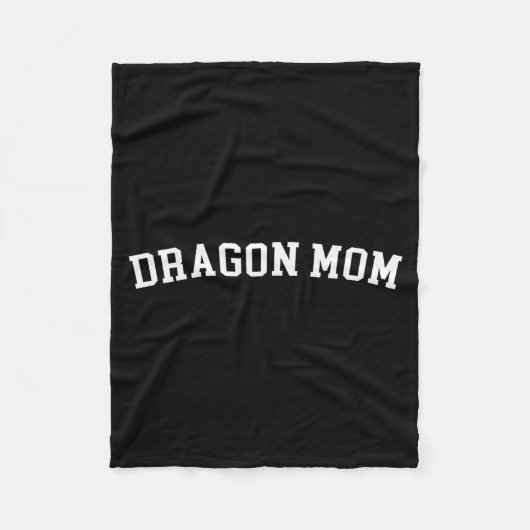 Dragon Mom Fleecedecke (Vorderseite)