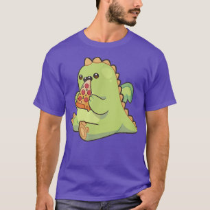 Dragon Monster Nom Pizza T - Shirt