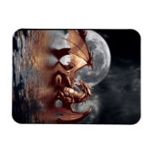 Dragon & Moon Fantasy Art Magnet (Horizontal)