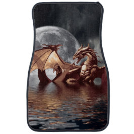 Dragon & Moon Fantasy-Kunst Automatte