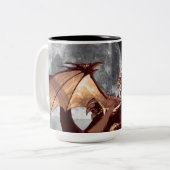 Dragon & Moon Fantasy Tasse (Vorderseite Links)