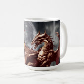 Dragon & Moon Fantasy Tasse (VorderseiteRechts)