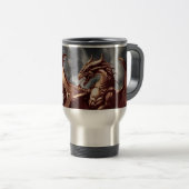Dragon & Moon Fantasy Travel Mug Reisebecher (VorderseiteRechts)