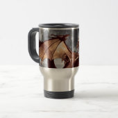 Dragon & Moon Fantasy Travel Mug Reisebecher (Vorderseite Links)