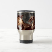 Dragon & Moon Fantasy Travel Mug Reisebecher (Mittel)