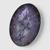 Dragon Moon Große Wanduhr (Winkel)
