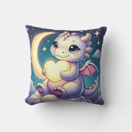Dragon Moon Heart Kissen