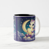 Dragon Moon Heart Zweifarbige Tasse (VorderseiteRechts)