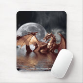 Dragon & Moon Mousepad (Mit Mouse)