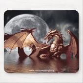Dragon & Moon Mousepad (Vorne)