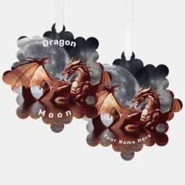 Dragon Moon Ornament Karte