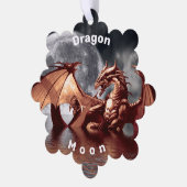 Dragon Moon Ornament Karte (Linke Ecke)