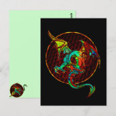 Dragon Moon Postcard Postkarte (Vorne/Hinten)