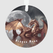 Dragon Moon Tree Ornament (Rückseite)