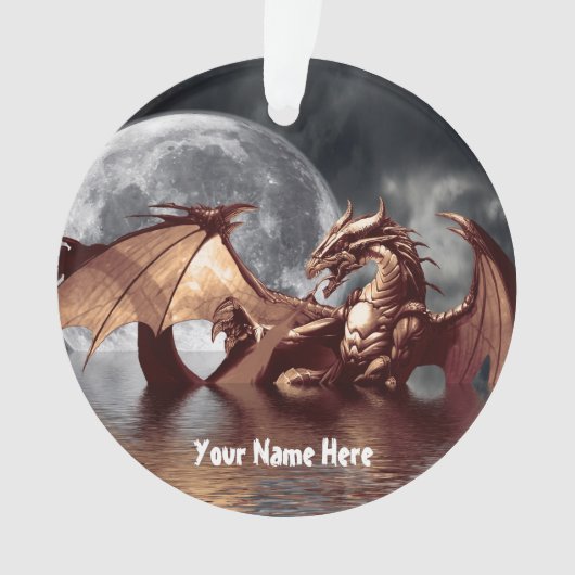 Dragon Moon Tree Ornament (Vorderseite)