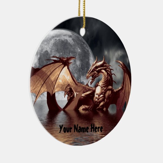 Dragon Moon Tree Ornament (Rechts)