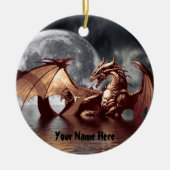Dragon Moon Tree Ornament (Vorne)