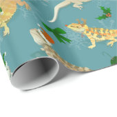 Dragon Morph Holiday Ice Geschenkpapier (Rolleneckpunkt)