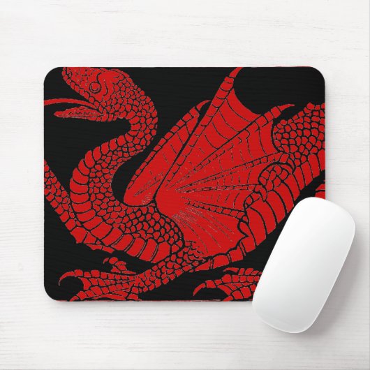 Dragon Mouse Pad Mousepad (Mit Mouse)